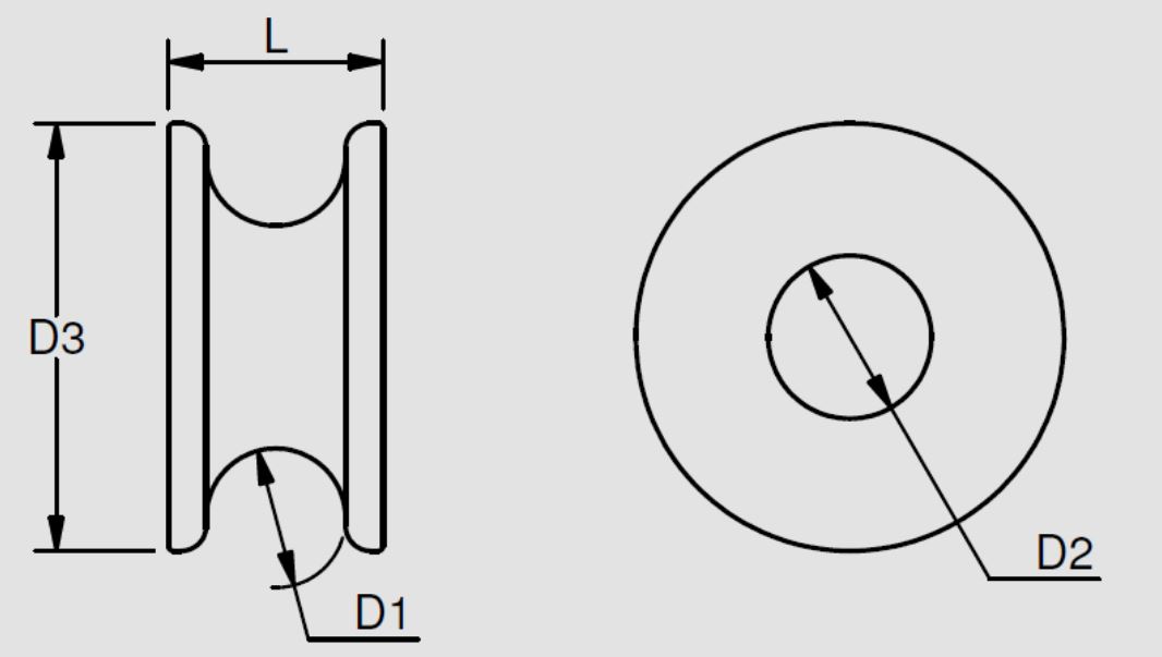 BWRP11 Wheel Thimble drawing