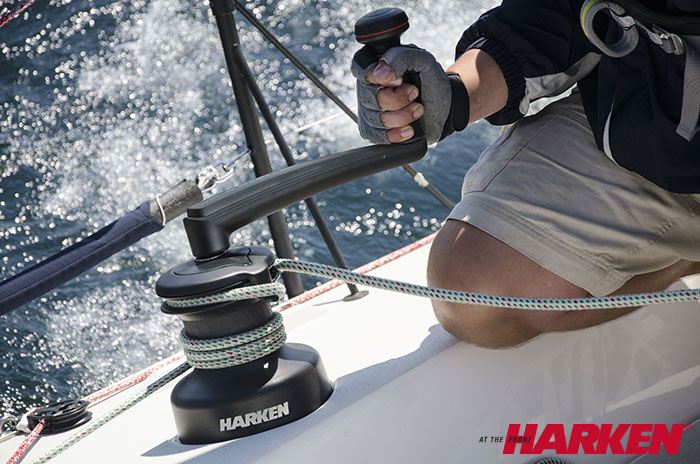 Harken winches are of the best quality possible. We sell both self-tailing and plain top winches.